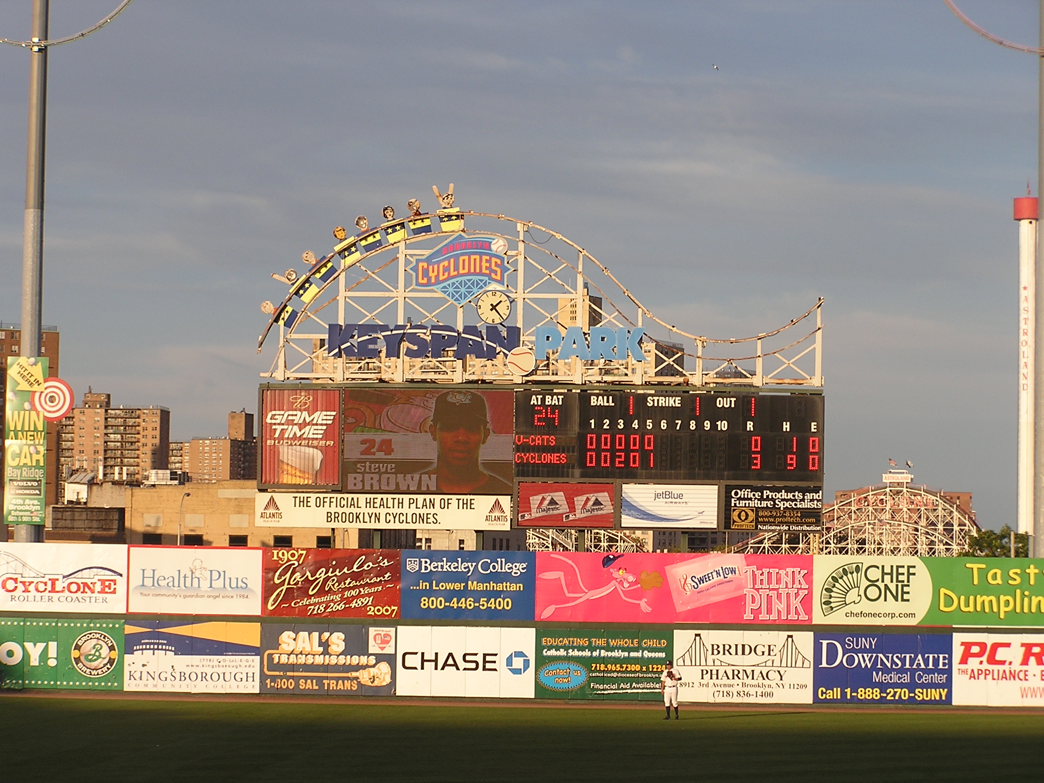 KEYSPAN PARK SCOREBOARD