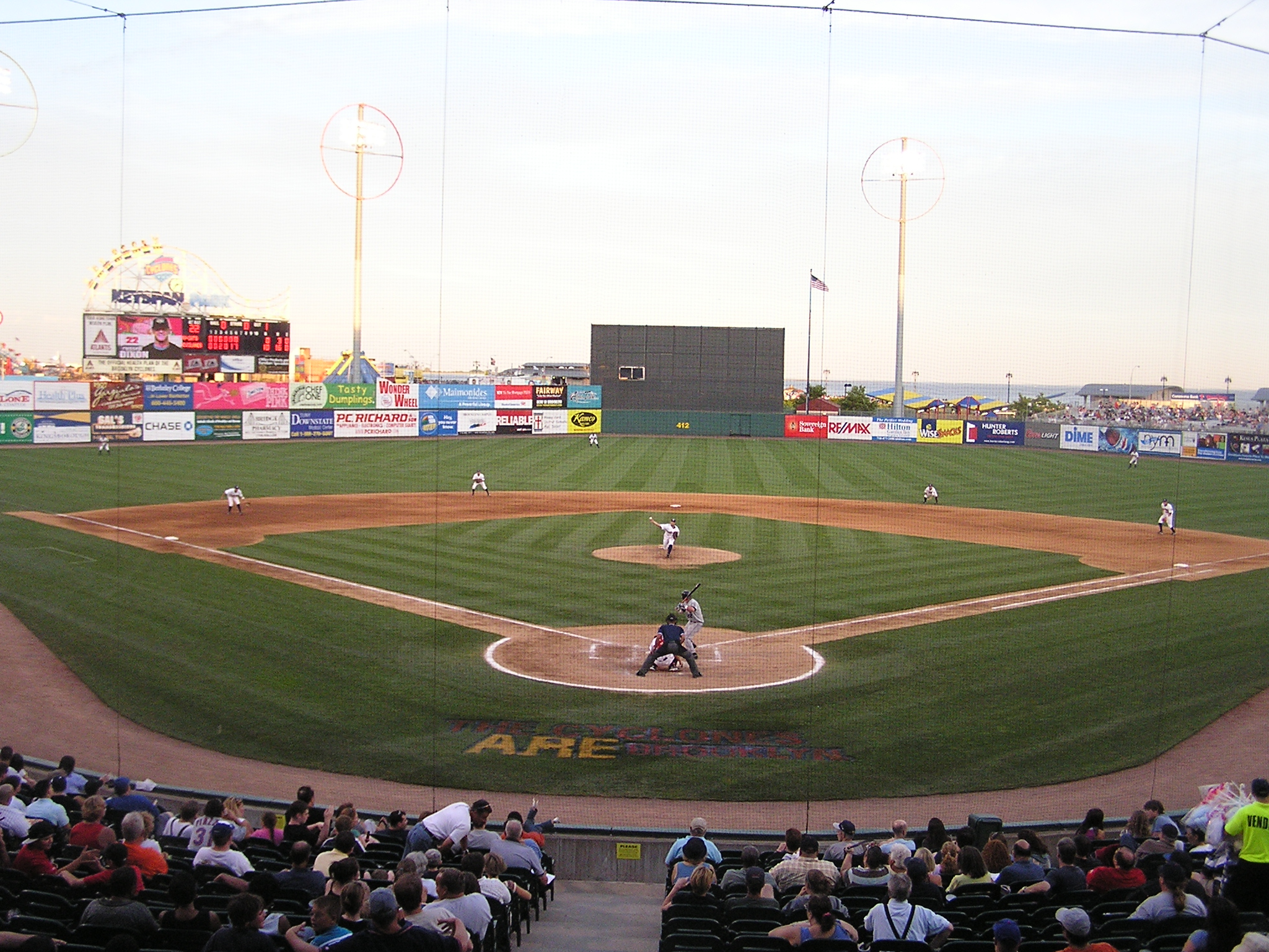 A view of the field - Keyspan Park, Brooklyn NY